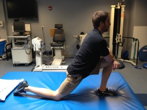 Hip flexor stretch