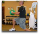 Lunge with rotation
