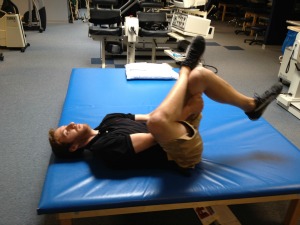 Piriformis stretch