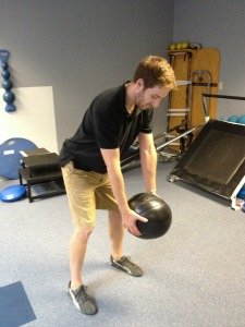 medicine ball golf swing