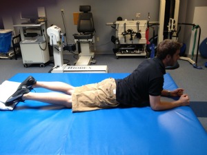 Prone press up