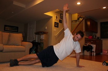 Side plank with hip drop
